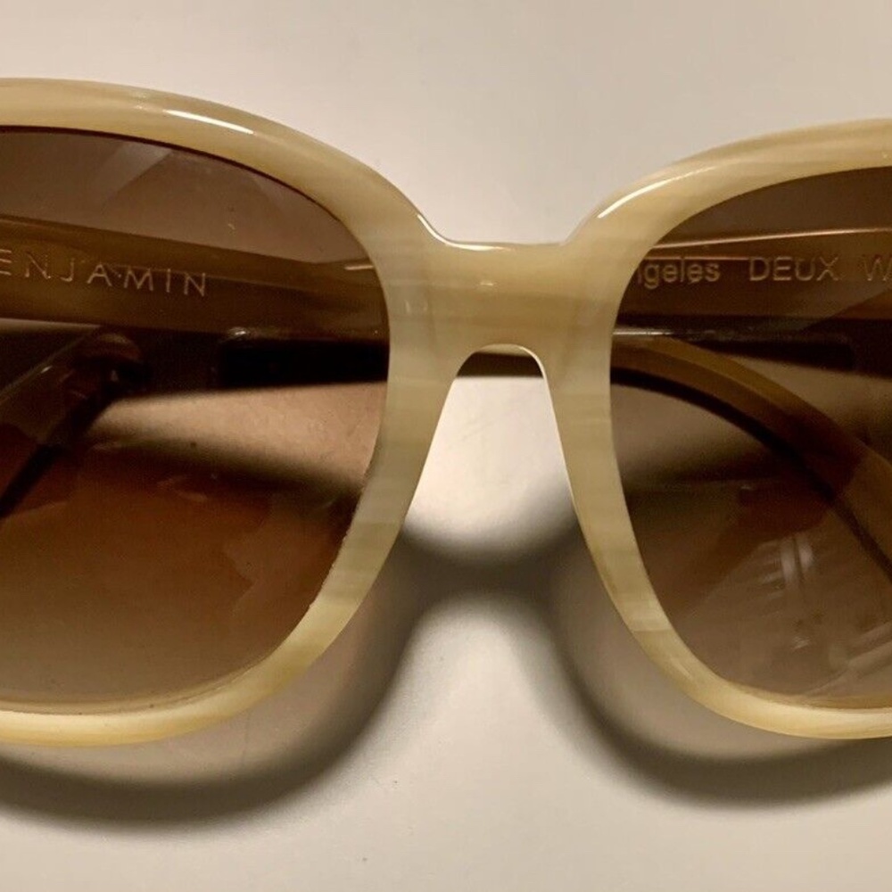 Benjamin: Designer Oversize Gradient Sunglasses, … - image 6